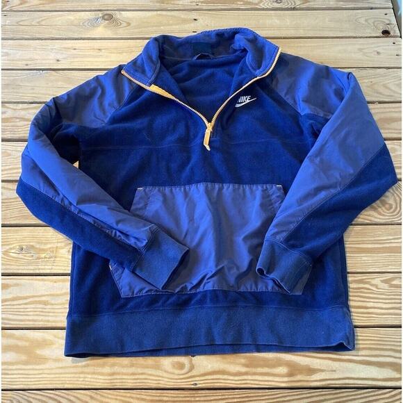 Nike 1/2 Zip Pullover Jacket Size Small Men’s Blue Purple - Picture 1 of 7